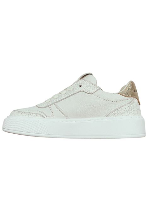 Scarpe bambina bianco/oro in pelle Philippe Model | 80760/PIABIANCO/ORO